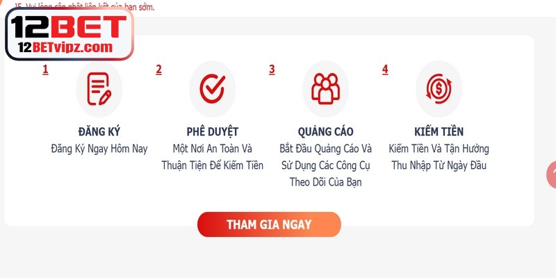 Đăng Ký 12BET - Cập Nhật Quy Trình Truy Cập Mới Nhất 9 Các bước thực hiện đăng ký đại lý siêu đơn giản